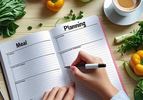 Carnet de planification et stylo