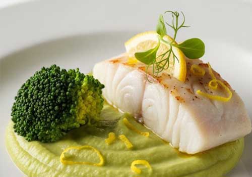 Colin Vapeur, Purée de Brocoli et Zeste de Citron