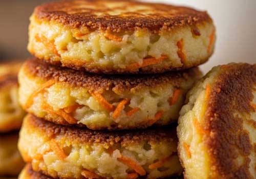 Galettes de Pommes de Terre et Carottes Râpées