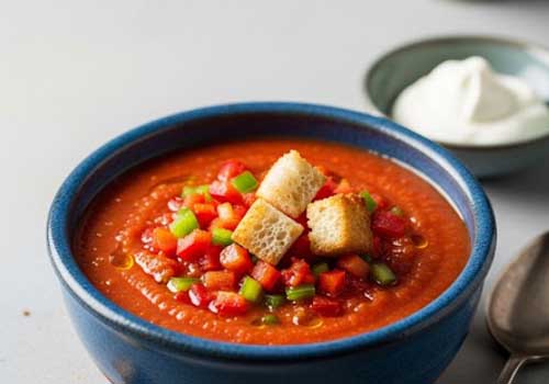 Gaspacho de Tomates et Poivrons