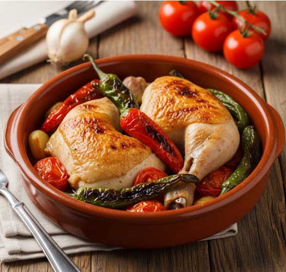 Poulet Basquaise