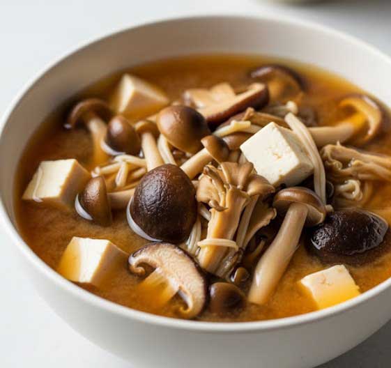 soupe-miso-champignons-tofu Soupe Miso aux Champignons et Tofu