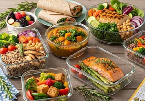 Repas batch cooking équilibrés et sains pour une vitalité optimale
