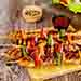 Brochettes de Poulet et Légumes Marinés