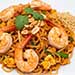 Plat de Pad Thaï Express aux Crevettes
