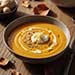 Soupe Crémeuse de Potimarron au Gingembre