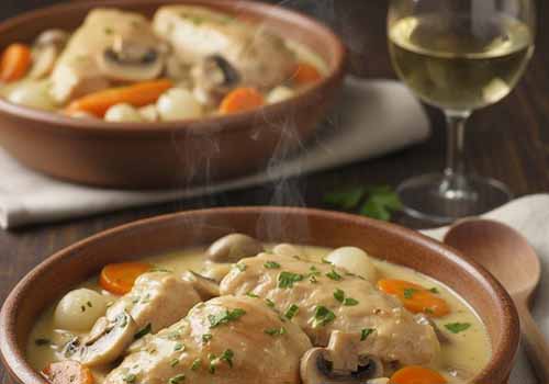 Blanquette de Poulet aux Petits Légumes