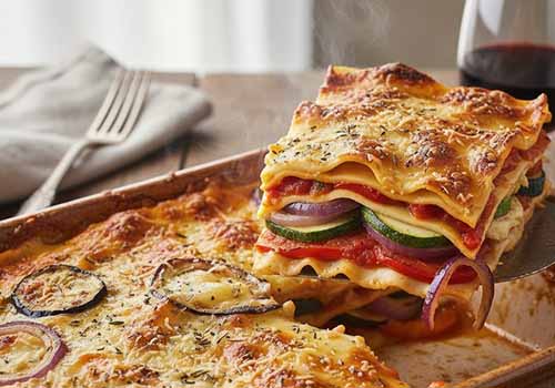 Lasagnes aux légumes grillé