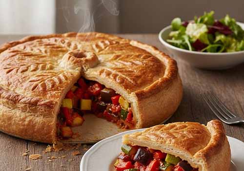 Tourte à la ratatouille