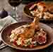 Cuisses de Poulet Braisées aux Figues et Romarin servies avec du quinoa.
