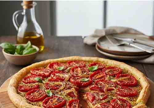 Tarte Fine aux Tomates Confites